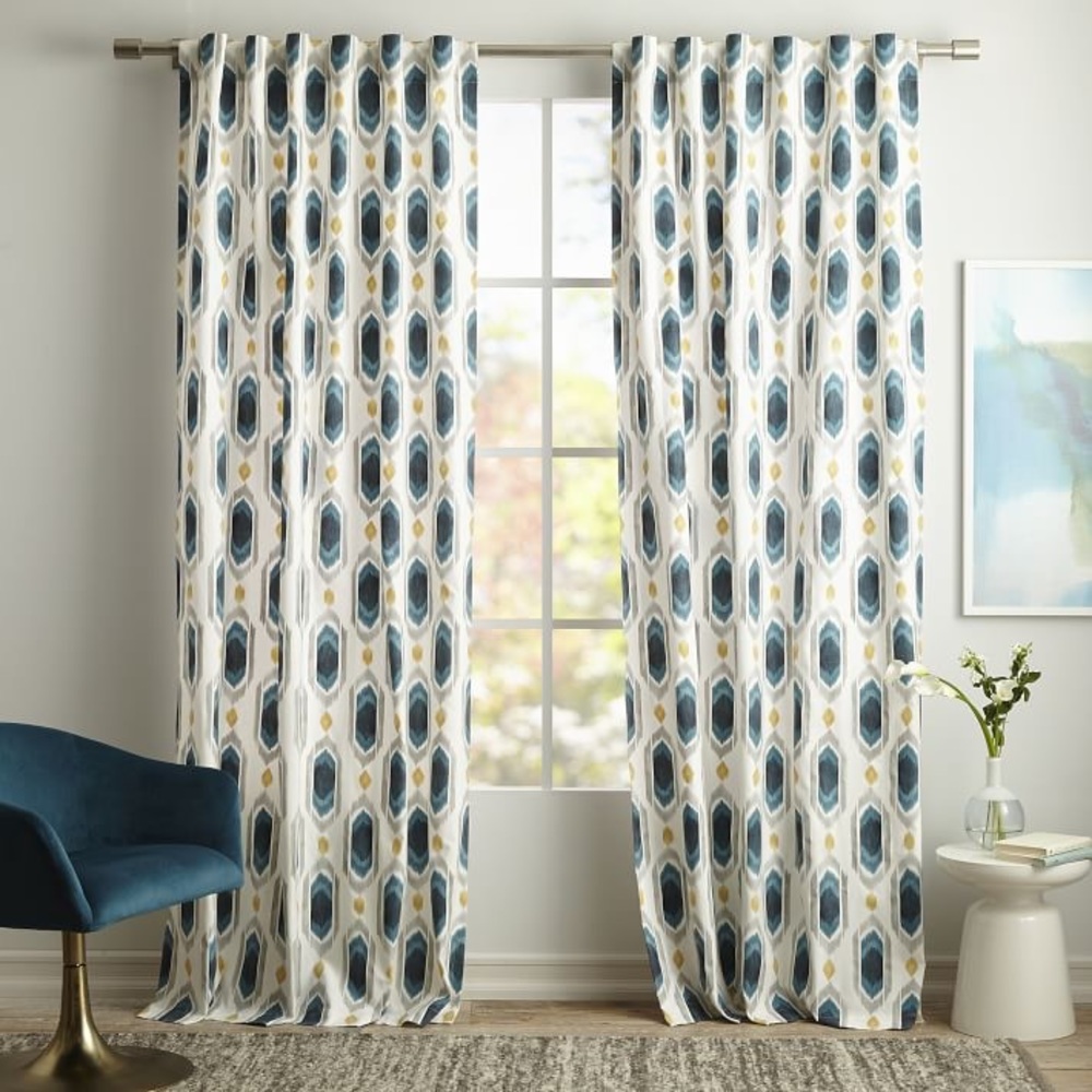 West Elm Curtains set of 1-4 Panels $15 each